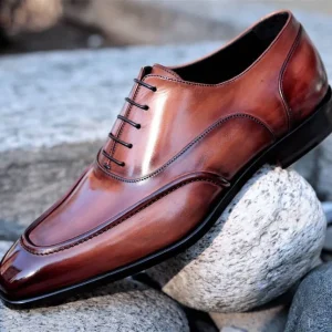 Tan Leather Cotoca Oxford Shoes