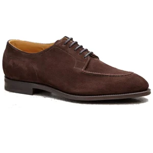 Flat Feet Shoes - Brown Suede Hamlet Derby Shoes with Arch Support