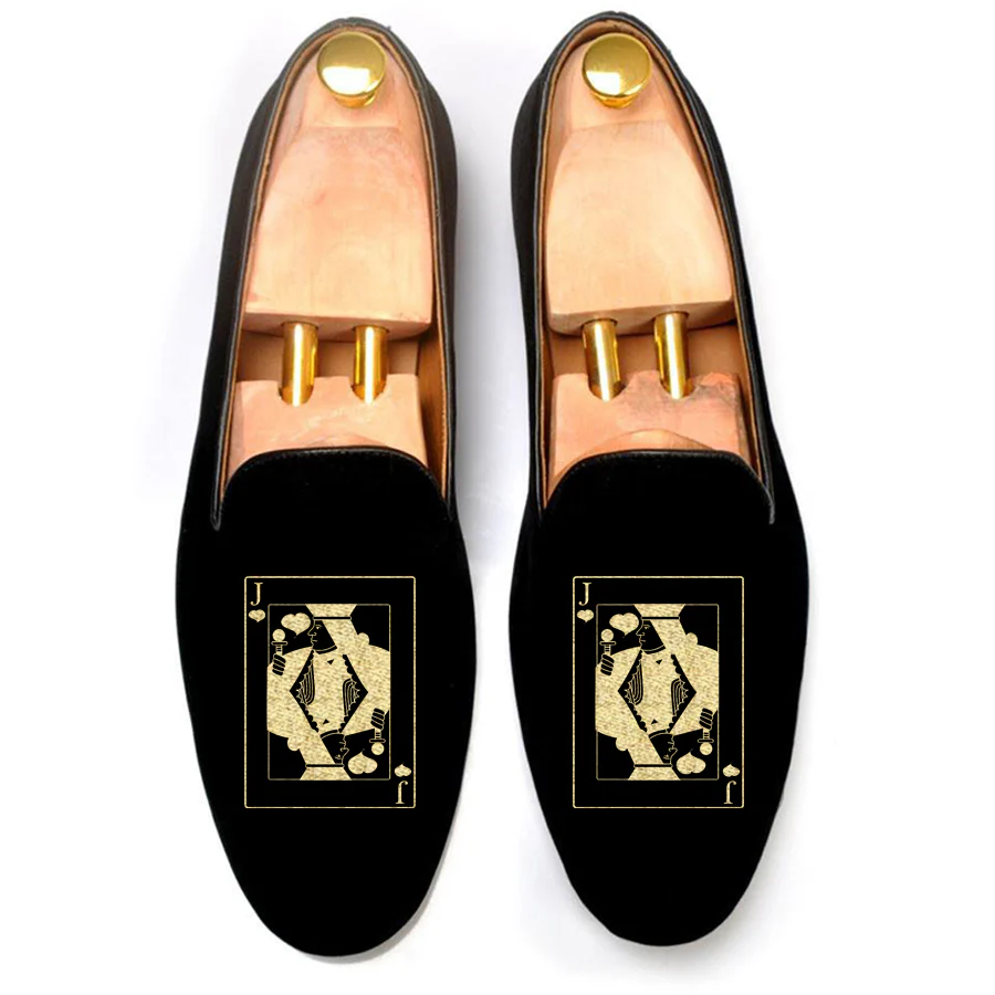 Black Velvet Jack of All Trades Embroidered Loafers - Image 2
